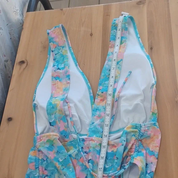 Sexy multi bright colors XL bathing suit - Picture 6 of 7